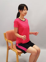 胸のストレッチ