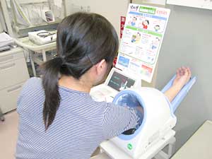 検査の様子