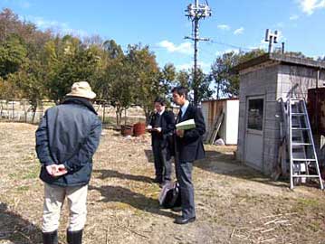 広島県立西条農業高等学校の先生が来園