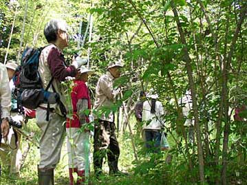 植物園の見学