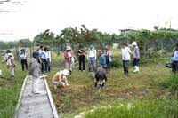 「重井薬用植物園 観察会」参加者28名