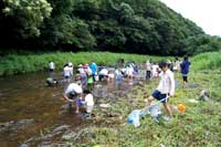 自然体験教室「津黒の川遊び教室」