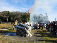 15日：植物園を楽しむ会「とんどで小正月を楽しむ」