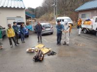 30日：蒜山 山焼きボランティア講習会 ジェットシューターの使用法の講習