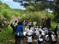 28日：総社市立総社北小学校 ヒイゴ池湿地での環境学習 視察