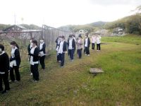 附属病院の見学の際とはうって変わって、ふるえるほどの寒さとなり、予定を短縮しての見学となりました