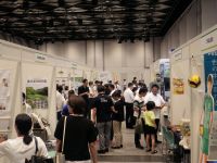 創和会ブースのあった「自然」をテーマとしたフロアの様子。SDGsの分野ごとにフロアが分かれていましたが、「自然」フロアが一番にぎわっていたようです。